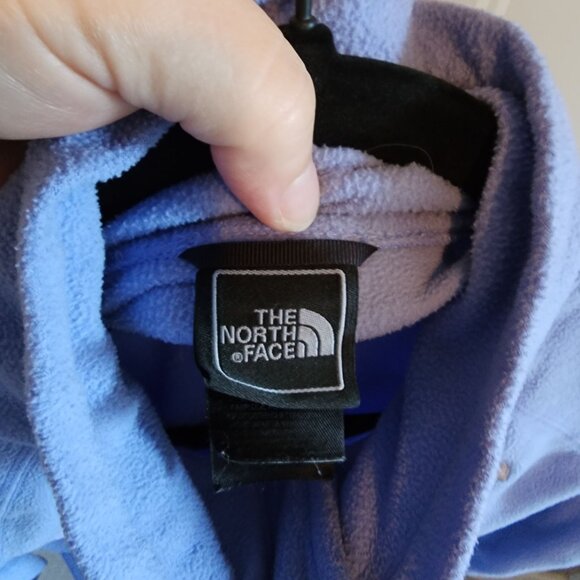 The North Face periwinkle blue quarter-zip fleece womens size S - Picture 3 of 4